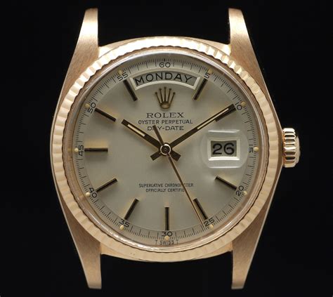 rolex day date rose gold 1803|rolex day date 1803 history.